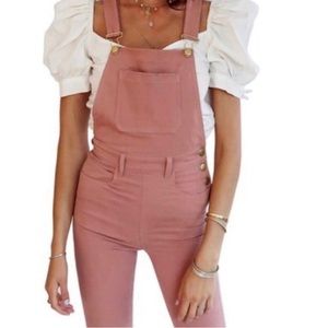 SSO by Danielle Pink Vintage Overalls